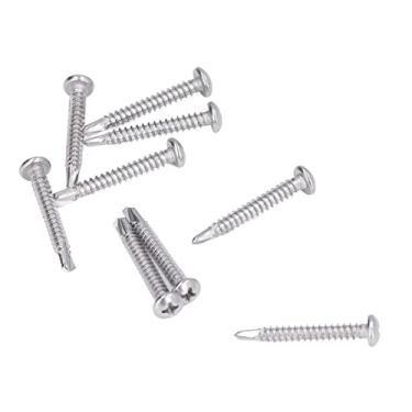 Imagem de Parafuso Autoperfurante M4.2x32 410 Suporte de Parafuso Cruzado de Aço Inoxidável para Reparo