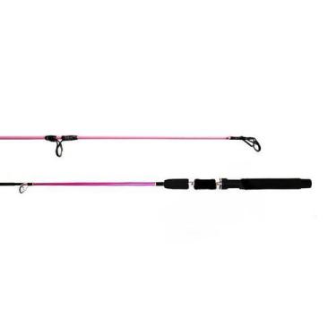 Imagem de Vara para Molinete Way Fishing Premium Rosa 5-15lb 1,20m - 2 partes