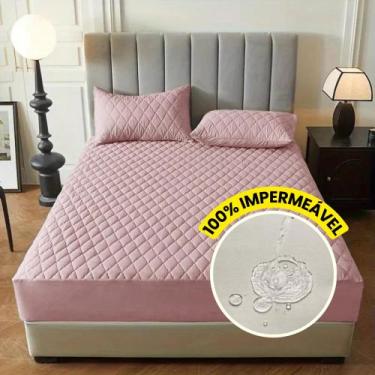 Imagem de Capa De Colchão Impermeável Protetora Matelada Para Colchão Solteiro -