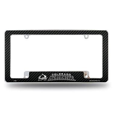 Imagem de Rico Industries NHL Colorado Avalanche Preto 30,48 cm x 15,24 cm Moldura de placa automotiva para carro/caminhão/SUV