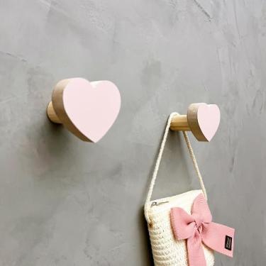 Imagem de 5 Ganchos de parede coração infantil decoração baby 5Cabb15c - Souveni