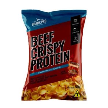 Imagem de Snack proteico salgadinho e whey protein beef churrasco 50g - SHARK PR