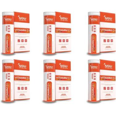 Imagem de 6x Vitamim C+ Vitamina C 10 Comprimidos Efervercentes Nataly - Nataly 