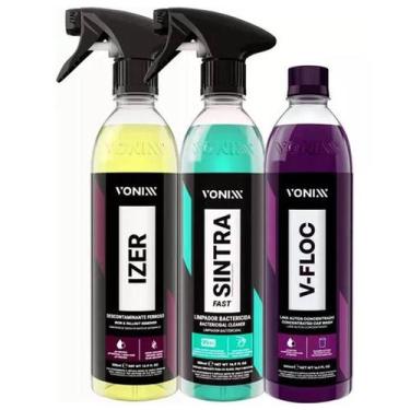 Imagem de Shampoo automotivo v-floc + sintra fast apc + izer vonixx - marca, Sem