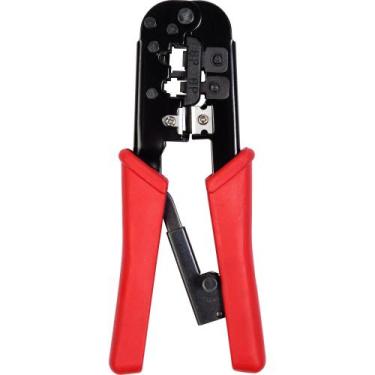 Imagem de Alicate de crimpar 3x1 mod-rj45/rj12/rj11 com catraca (ht568)  - EXBOM