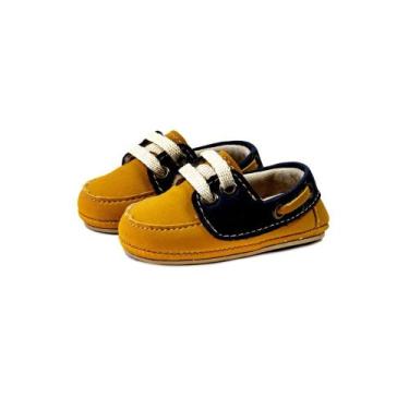 Imagem de Sapatinho infantil recem nascido mocassim bebe tenis macio confortavel