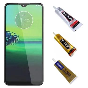 Imagem de Tela Display Lcd Touch Para Moto G8 Plus Preto Cola 110ml