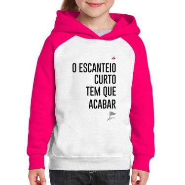 Imagem de Moletom Infantil O escanteio curto tem que acabar - Foca na Moda, Bran