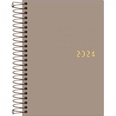 Imagem de Agenda Executiva Espiral Diária 12,9 x 18,7 cm Napoli Cores 2024 - Til