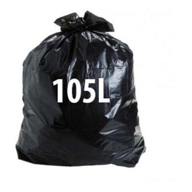 Imagem de Sacos De Lixo 105 Litros Preto 100 Un L.especial - - HIGIPACK