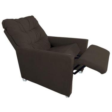 Imagem de Poltrona Reclinável  Itália  - Beatriz Decor , MARROM