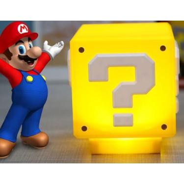 Imagem de Cubo  Super Mario Luz Noturna Criativa De Efeito Sonoro Ponto de Pergu