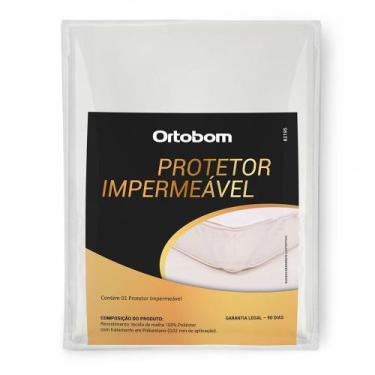 Imagem de Protetor Capa de Colchão Impermeável com Elástico Solteiro  - Ortobom