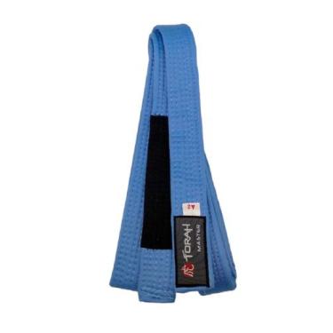Imagem de Faixa de Jiu Jitsu Master Com Ponteira Adulto Azul Celeste Torah, Azul