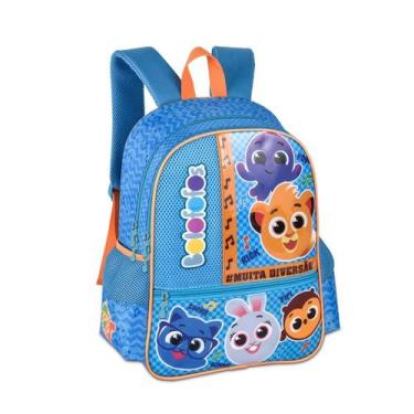 Imagem de Mochila Bolsa de Costas 'T13' Bolofofos Oficial Youtube Escolar Creche