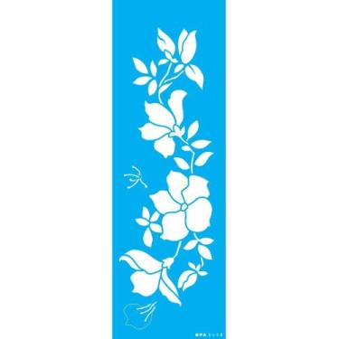 Imagem de Stencil Opa 10 x 30 cm - Flores Azaleias - 3458 - Opa Criando Arte