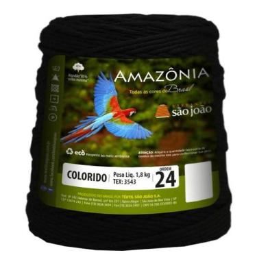 Imagem de Barbante Amazônia 24 Fios - 1Kg - Barbantes São João, 05 - PRETO