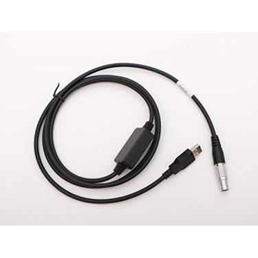 Imagem de Cabo de dados 1B 8 pinos macho para USB para estações Leica Total