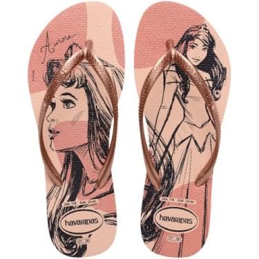 Imagem de Havaianas - Chinelo Havaianas Slim Princesas Argila