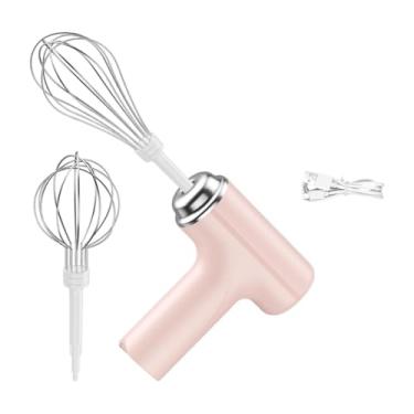 Imagem de IEUDNS Batedor de ovos portátil, batedeira de mão sem fio, batedor de ovos elétrico, batedor de ovos sem fio para assar, bater e mexer na cozinha, Cabeça