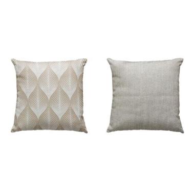 Imagem de Kit 2 Capas de Almofadas Decorativas Grandes para Encosto de Sofá Sala