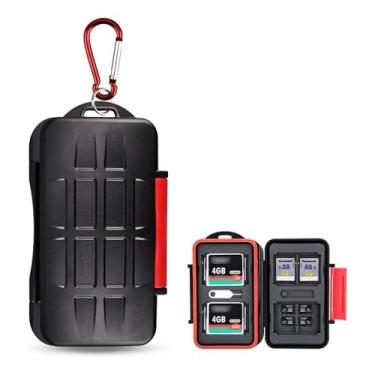 Imagem de Capa para cartão de memória MC, for 4 CF + 8 SD + 16 Micro SD / Red