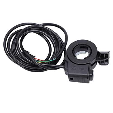 Imagem de Anti -Water Electric Thumb acelera Material ABS e alça de acelerador para bicicletas e scooters elétricas estáveis ​​e leves