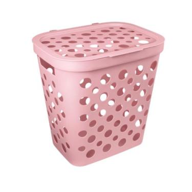 Imagem de Cesto de roupa suja ou brinquedo infantil 30l usual baby para quarto d