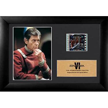 Imagem de FILMCELLS Star Trek – The Undiscovered Country 17.8 cm x 12.7 cm MiniCell Desktop Presentation – Apresentando clipe de filme de 35 mm com suporte de cavalete – Filme colecionável oficialmente