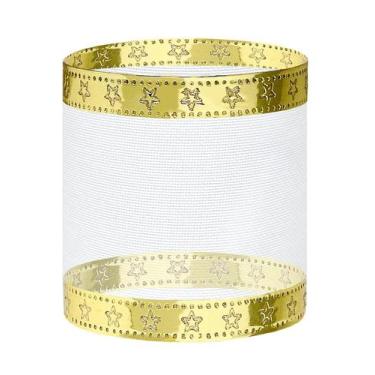 Imagem de Fita de Natal de Voil Aramada 5cm x 10m Várias Cores - Fitas e Festas,