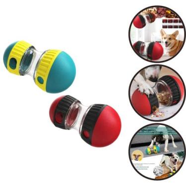 Imagem de Brinquedo Interativo Porta Petisco Ração Abertura Ajustável - Genérico