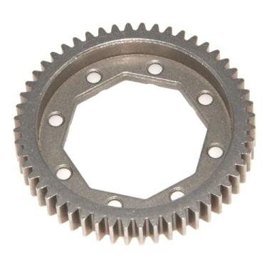 Imagem de LJXSZ Spur Gear compatível com JLB Racing Cheetah 1/10 sem escovas Rc carro atualização EA1055 acessório de aço (52T)