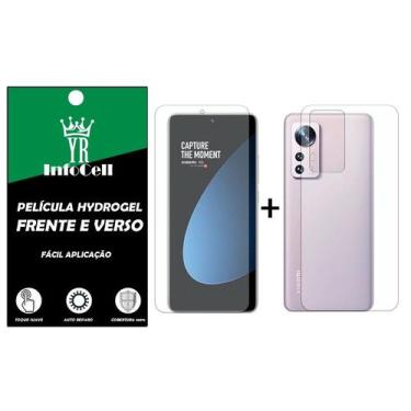 Imagem de Película Hidrogel HD Frente E Verso Anti Impacto para Xiaomi 12s - YR 