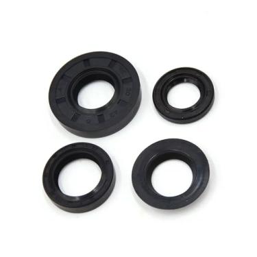 Imagem de REPAIROCK Kit de vedação de óleo de motor de motocicleta de borracha preta para peças de reposição JOG50 Auto