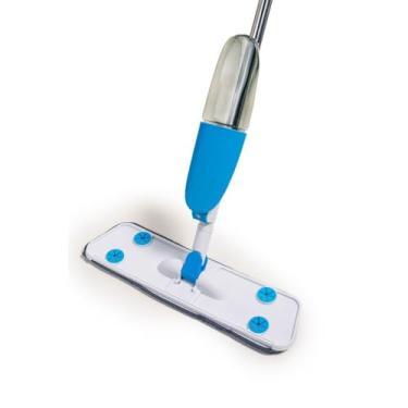 Imagem de EsfregãO Em Spray Com Cabo De AçO InoxidáVel E Refil De Microfibra Extra