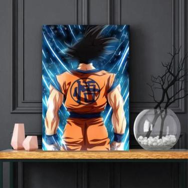Imagem de Quadro Goku Dragon Ball Decorativo Tela de Tecido - Wall Frame