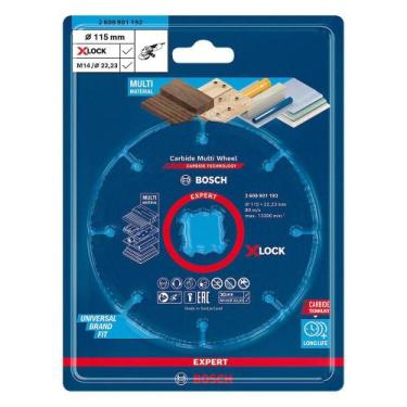 Imagem de Disco de corte Bosch EXPERT Carbide Multi Wheel X-LOCK 115 mm, 22,23 m