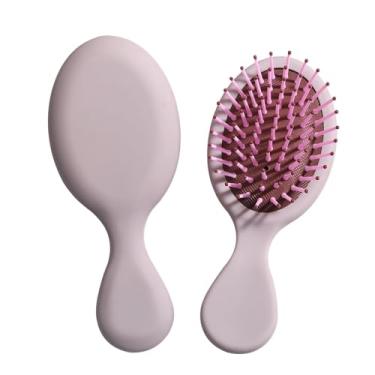 Imagem de Escova de massagem no couro cabeludo para mulheres | Pente de cabelo liso e cacheado com almofada de ar portátil | Ferramentas de estilo de salão de beleza doméstico com design ergonômico (C)