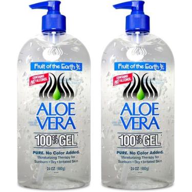 Imagem de Gel de Aloe Vera 100% Fruta da Terra - 709ml (Pacote com 2)