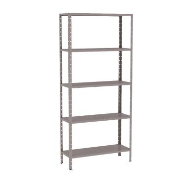Imagem de Estante Aço 5 Prateleiras Livros Cozinha Quarto Eaf005 Cinza