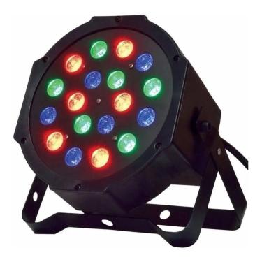 Imagem de Refletor Par Led 18 Digital Rgb Dmx Canhão Bivolt Jdb-18