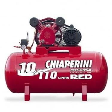 Imagem de Compressor De Ar Red 10/110 Litros 140psi 2hp Monofasico 110/220v - Chiaperini