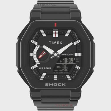 Imagem de Relógio Timex Masculino Ref: Tw2v35600m Shock Anadigi Black