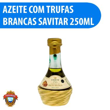 Imagem de Azeite com Trufas Brancas Savitar 100% Puro 250ML Pirâmide - Qualidade Premium