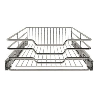 Imagem de Gaveta Fruteira Deslizante Cromada 570x110x450mm 8354 Jomer