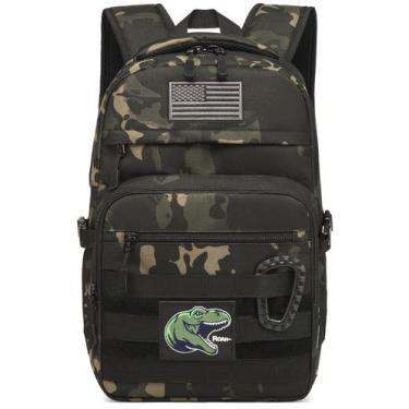 Imagem de Mochila tática infantil Army Molle Bookbag Military Boys Mochila para 