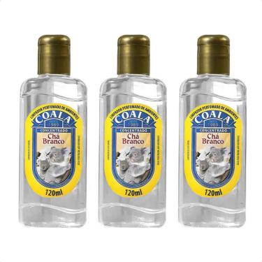 Imagem de Kit 3 Limpador Perfumado de Ambientes Chá Branco 120ml Concentrado