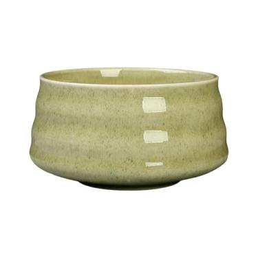 Imagem de Fenteer Matcha Bowl Mixing Bowl Teaware Chawan 580ml para mexer matcha porcelana Tea Bowl feita à mão para amigos da família, Estilo 9