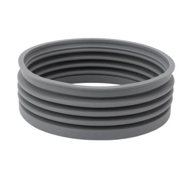 Imagem de Silicone Bellow Dose de tremonha de alimentos de palha de grau de café soprando fungível compatível com barista expresso Smart Grinder Pro Controle de dose cinza 15.5x5cm