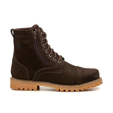Imagem de Bota Adventure Unissex Gui Couro Nobuck Café,  39